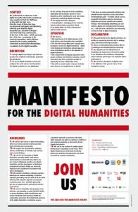 Manifesto for the Digital Humanities